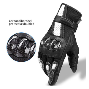 Protection de qualité pour la conduite à moto avec rembourrage renforcé, prise en main améliorée, fermeture sécurisée, doublure respirante, gants de moto. - Product Image 6