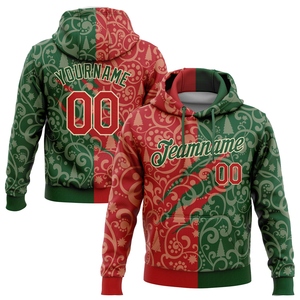 Sudadera con Capucha Deportiva para Hombre, Diseño Nuevo, Personalizada, con Degradado Blanco, Negro y Naranja, Venta al Por Mayor Directa de Fábrica - Product Image 1