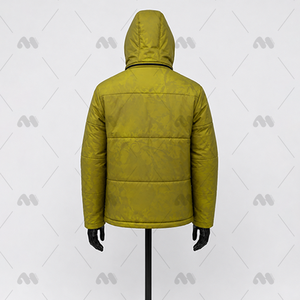 Chaqueta Acolchada con Capucha para Hombre, de Alta Calidad, con Logotipo Personalizado, Abrigo de Invierno Acolchado, Resistente al Viento, Cálido, para Exteriores, OEM - Product Image 5