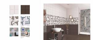 กระเบื้องห้องน้ำเซรามิกเคลือบเงาขนาด 300x300 มม. สีสันสดใส ลายดอกไม้ รุ่น Piazza Olympia - Product Image 5