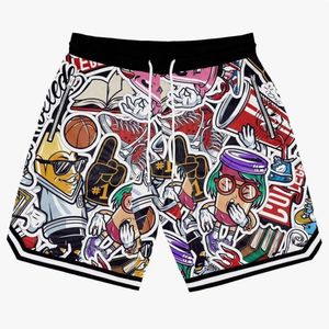 Shorts décontractés pour hommes et garçons, à taille élastique avec cordon de serrage, coupe ample, pour l'été, la plage et les vacances, couleur unie - Product Image 4