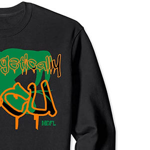 Sudadera Unisex con Logotipo Personalizado, Forro Sólido, Cuello Redondo, Felpa Francesa, para Universidades y Hermandades, con Logotipo Bordado - Product Image 4