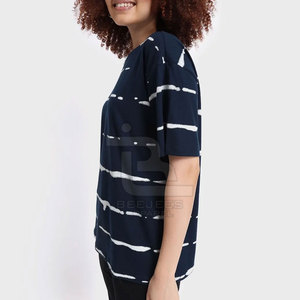 Nouveau design 2026 T-shirts oversize pour femmes, T-shirts à col rond pour femmes, fabriqués au Pakistan - Product Image 2