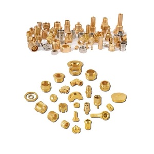 Pièces en laiton tournées avec précision de haute qualité, idéales pour les prototypes et les petites commandes, services d'usinage, pièces de précision OEM - Product Image 1