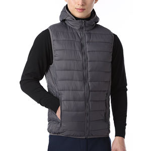 Chaleco Deportivo Acolchado de Plumón para Hombre, Informal, para Invierno, Cálido, para Exteriores, sin Mangas, Ropa de Moda, Chaleco Acolchado, Personalizado OEM - Product Image 4