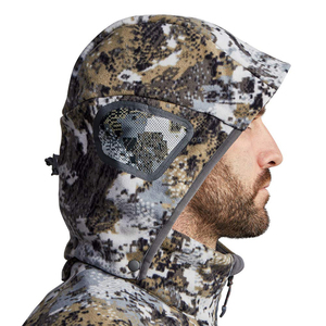 Veste à capuche en softshell camouflage pour homme, respirante, en polyester, pour la chasse, manches longues, automne - Product Image 3