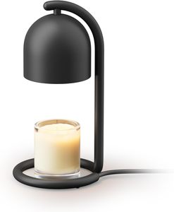 Lámpara Calentadora de Velas Eléctrica de Nuevo Estilo con Pantalla de Cristal con Diseño Floral para Aromaterapia, Decoración del Hogar, Uso en Mesa - Product Image 5