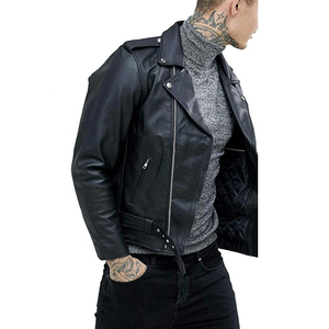 Chaqueta de Cuero para Motociclista, Estilo Casual de Invierno para Hombre, Nueva Moda Urbana, Cuello Personalizado, Tallas Grandes, Precio Bajo de Fábrica - Product Image 4