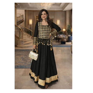 Vestido Palazzo de Diseño Étnico Elegante de la Mejor Calidad con Conjunto de Dupatta para Mujer, para Bodas y Fiestas, Vestido Anarkali de Novia - Product Image 1