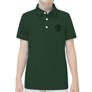 เสื้อโปโลกอล์ฟทรงเข้ารูปสำหรับวัยรุ่น ผ้าคอตตอนผสมสวมใส่สบาย ดีไซน์ทันสมัย เหมาะสำหรับการเดินทาง - Product Image 1