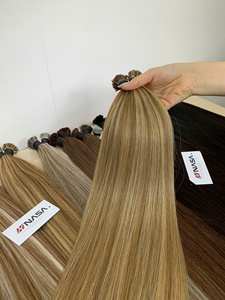 Extensions de cheveux humains vierges à pointe plate NASA, lisses naturels, pointes pleines, cheveux vietnamiens, 100g, 28 pouces - Product Image 4