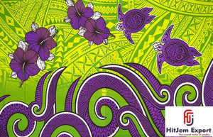 Premium Custom Tahiti Hawaiian Sarong <b>Beach</b> Wrap Resort Pareo OEM ODM Fabric Manufacturer India Fiji Hawaii Samoa - Product Image 3