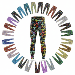 New Fashion Customized Brand Name Printed Skinny Compression Yoga Weightlifting leggings Training Athletic Custom Made Pants - Product Image 1