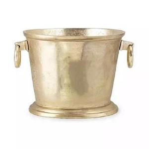 Seau à vin en aluminium moulé, sur pied, pour table, seau à glace pour bouteilles de vin, seau à champagne en aluminium - Product Image 1