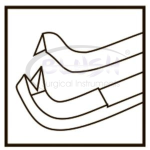 Pinzas Quirúrgicas Corneales Tipo Colibri 0.12mm 90 °   Instrumento Quirúrgico Oftálmico de Titanio para Córnea de Blush Surgical - Product Image 4