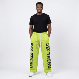 Pantalones Capri Deportivos de Felpa para Hombre, de Poliéster/Algodón, Cintura Elástica con Cordón, Estilo Casual de Verano, Corte Recto, con Estampado de Letras - Product Image 2
