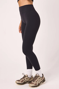 Leggings de yoga taille haute pour femmes, coupe petite, longueur intégrale, extensibles dans quatre directions, respirants, séchage rapide, taille élastique, couleurs et logo personnalisables - Product Image 3