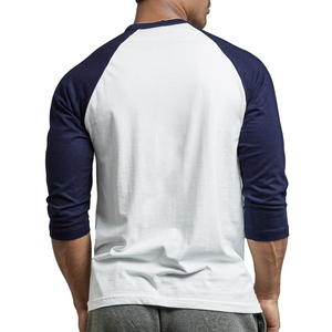 Camiseta deportiva de color sólido para hombre con logotipo personalizado, estilo béisbol, ropa deportiva de larga duración para deportes de campo - Product Image 5