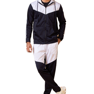 Survêtement de sport personnalisé pour homme : veste zippée intégrale et pantalon de jogging pour la gym, la course, le fitness et l'entraînement – OEM ODM - Product Image 3