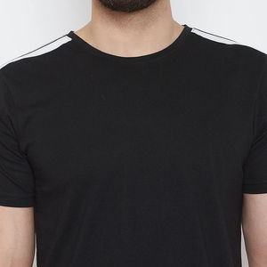 Ensemble deux pièces décontracté d'été pour homme : T-shirt et short unis, respirant, 100 % coton, vêtements de sport, entraînement, fitness, service OEM - Product Image 6