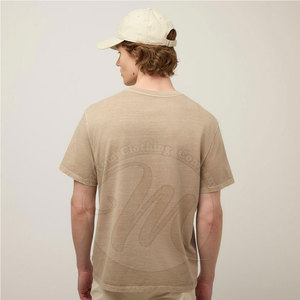 Camiseta de Tela Suave con Efecto Desgastado por el Sol, Estilo Casual, Camiseta Moderna con Efecto Desgastado por el Sol - Product Image 6