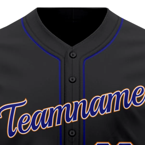 Camiseta de Béisbol Negra de Manga Corta con Botones, Uniforme de Equipo Personalizado, Ligera, Transpirable, Deportiva - Product Image 5