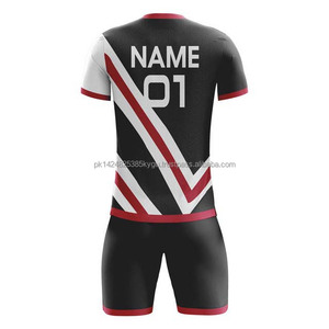 Conjuntos de Ropa Deportiva de Fútbol de Secado Rápido Estampados de Alta Calidad, Último Estilo, Camisetas de Fútbol para Adultos, Nombre del Equipo, Número, Colores Personalizados - Product Image 3