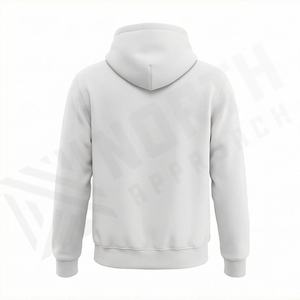 Sudadera con Capucha Personalizada de Forro Polar Grueso de Doble Capa para Hombre, Sudadera con Capucha Bordada con Logotipo para Invierno, Talla Grande, Color Liso Personalizado - Product Image 2