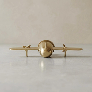 Horloge à hélice d'avion en laiton, décoration de bureau aviation, style antique, horloge décorative de table pour la maison, le bureau et le salon - Product Image 5