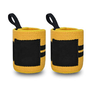 Muñequera Deportiva Transpirable de Nailon, Correa de Soporte Elástica Ajustable con Cierre de Gancho y Bucle, para Gimnasio, Levantamiento de Pesas, Fitness, Powerlifting - Product Image 4