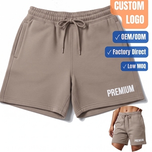 Plus Size <b>Women</b> Fleece Cotton <b>Sweat</b> <b>Shorts</b> Elastic Waist Drawstring Casual Gym Bermuda <b>Shorts</b> Quick Dry Breathable Custom Logo - Product Image 1