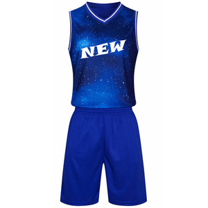 Basketball Uniform Mesh Panel Sportswear Breathable Set Basketball Uniform Lightweight Match Day Jersey Shorts - Product Image 2