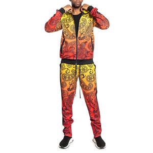Survêtement personnalisé pour homme, best-seller, sublimation, doublure en polaire, couleur contrastée, sur mesure, jogging pour homme - Product Image 1