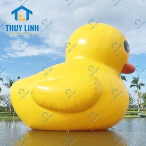 Ballon gonflable d'extérieur motif canard jaune avec impression UV, fabriqué au Vietnam, alimenté par une pompe à air électrique, divers designs, durable, compatible prise secteur - Product Image 6