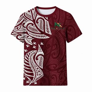 Custom Polynesian Tribal Print <b>T</b>-<b>Shirt</b> <b>Men</b> All Over Maori Pattern Sublimation Cultural Tee - Product Image 4