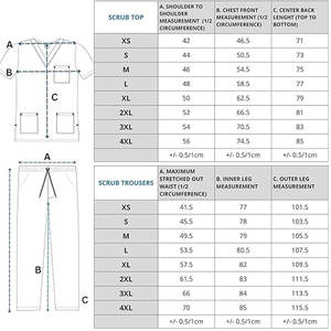 Uniforme médical professionnel en spandex, manches courtes, confortable, facile à porter, 2 pièces. - Product Image 5