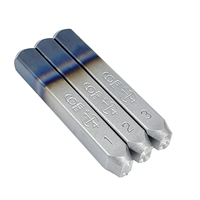 Set di Utensili Industriali OEM/ODM da 6mm per Marcatura su Metallo con Punzoni Combinati per Lettere e Numeri (Materiale Cr-V)