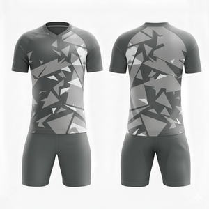 Conjunto de Uniforme de Fútbol Sublimado con Logotipo Personalizado, Uniformes de Entrenamiento de Secado Rápido, Equipación de Club, Estilo Retro, Corte 100% Automatizado - Product Image 3