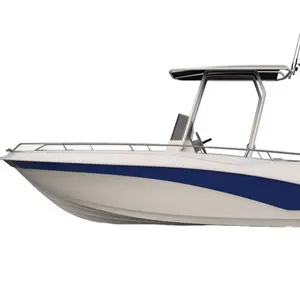 Alesta barco de pesca marlin 500 eco, nova fibra de vidro azul escuro, melhor qualidade, oceano, lago, rio 5 m