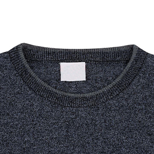 Sweat-shirt à col rond 100% coton de luxe pour homme, broderie unie de haute qualité, saison hivernale, logo personnalisable - Product Image 6