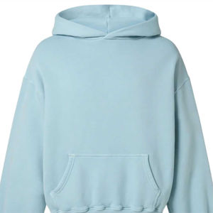 Sweat-shirt d'hiver surdimensionné en molleton français 100 % coton de haute qualité pour homme, avec broderie de logo personnalisé et épaules tombantes - Product Image 3