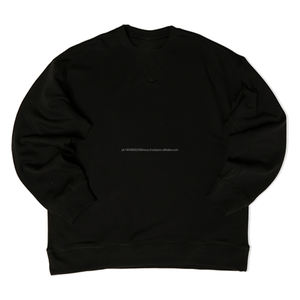 Sweat-shirts à col rond de style streetwear, sweat-shirts à capuche surdimensionnés, unis, de haute qualité, épais, logo personnalisé, sweat-shirts à capuche grande taille - Product Image 3