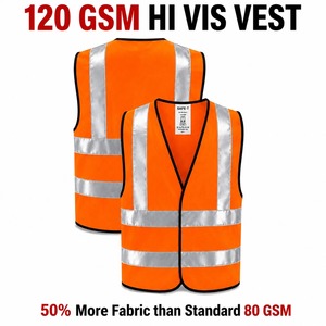 Chaleco de Seguridad Personalizado para Hombre, de Alta Visibilidad, Transpirable, de Alta Calidad, Reflectante, de Poliéster, Táctico, para Patrulla, Uniforme de Seguridad - Product Image 5
