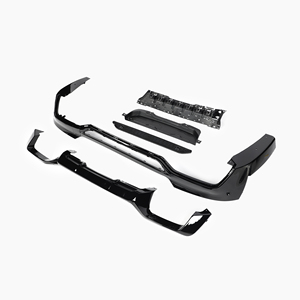 Diffusore Posteriore a Doppia Uscita Stile M Sport in ABS Nero Lucido per <span class=keywords><strong>BMW</strong></span> <span class=keywords><strong>X4</strong></span> G02 <span class=keywords><strong>2018</strong></span>-2020 - Product Image 4
