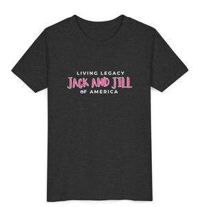 เสื้อยืดพิมพ์ลายสีชมพู Jack and Jill Youth Living Legacy แขนสั้น คอกลม สไตล์ลำลอง พิมพ์ลายกราฟิก สวมใส่สบาย เสื้อผ้าขายส่ง - Product Image 1