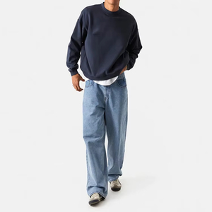 Best Offer Mens Straight Baggy Denim <b>Jeans</b> Comfortable and Stretchable Perfect for Outdoor Activities and Casual Wear - Product Image 2