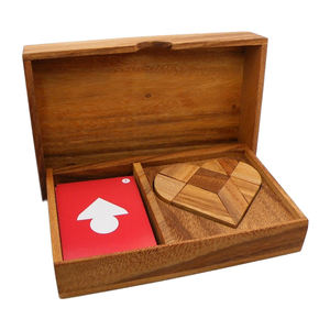 Ensemble de dominos décoratifs en bois en gros dans une boîte artisanale – Jeu de voyage haut de gamme, cadeau d'affaires exécutif unique et article de décoration intérieure - Product Image 3