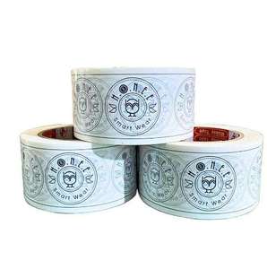 High Quality Custom <b>Packaging</b> <b>Labels</b> ROHS ISO Certified OEM Available Quick Order Processing Modern Lines Logo Printed Tape - Product Image 6