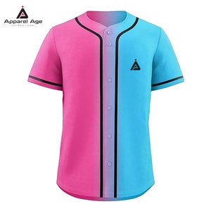 เสื้อเบสบอลแบบสวมใส่สบาย ระบายอากาศได้ดี MOQ ต่ำ รับผลิตตามขนาด เสื้อเบสบอลสำหรับเด็ก - Product Image 1