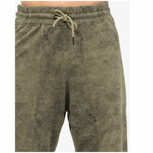 Men's Olive Green Corduroy Sweatpants Elastic Waist <b>Drawstring</b> Closure Casual Jogger Pants winter Wear - Product Image 5